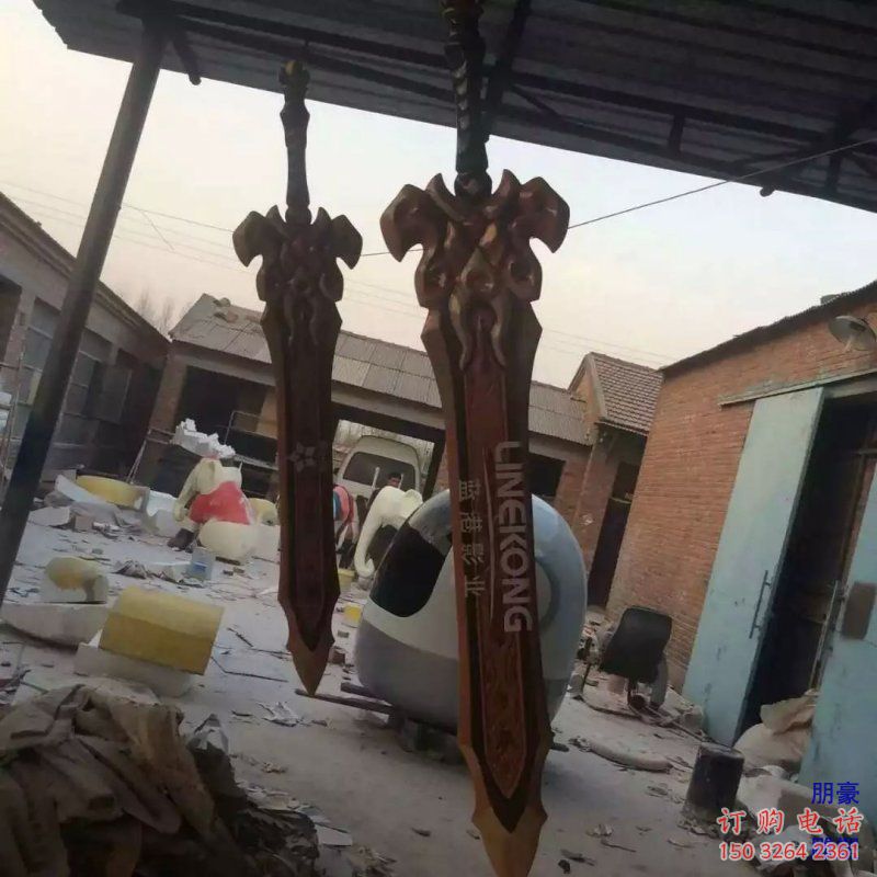 仿古刀劍銅雕廠家 彩繪工藝品銅雕 仿古刀劍銅雕廠家 彩繪工藝品銅雕