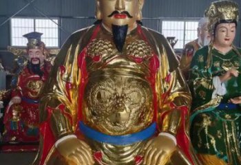 佛教真武大帝神像廠家 佛教神像銅雕