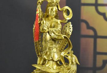 寺廟九天玄女神像廠家 鑄銅九天神像銅雕