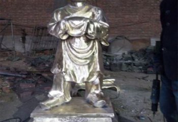 鑄銅童男童女神像廠家 黃銅神像銅雕