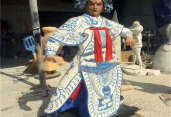 抽象京劇銅雕廠(chǎng)家 辦公室銅雕制作