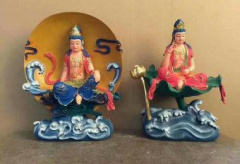 彩繪西方三圣佛像廠，仿古神像，寺廟西方三圣佛像廠家
