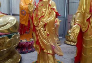 戶外西方三圣佛像工廠，家用神像，鑄銅西方三圣佛像制作