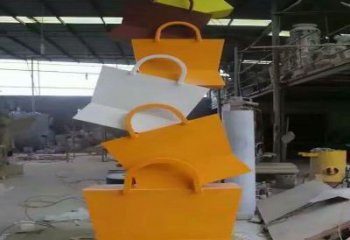 貴陽(yáng)烤漆挎包雕塑制造商，室外軟裝，景觀挎包雕塑制作