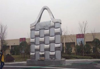清鎮(zhèn)景觀背包雕塑優(yōu)選，陸地?cái)[件，園林不銹鋼背包雕塑供應(yīng)