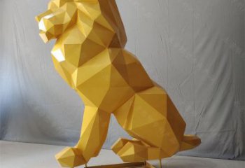 保定獅子雕塑服務(wù)商，動物雕塑，不銹鋼獅子雕塑制作