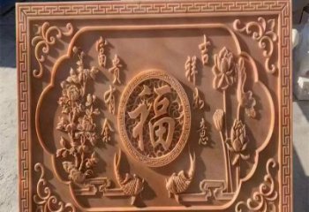 衡水浮雕制造商，室外軟裝，景觀福字浮雕制作廠家