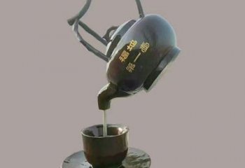 石家莊玄關(guān)懸壺雕塑